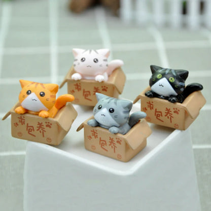 1PC Cute Mini Cat Ornament For Kids