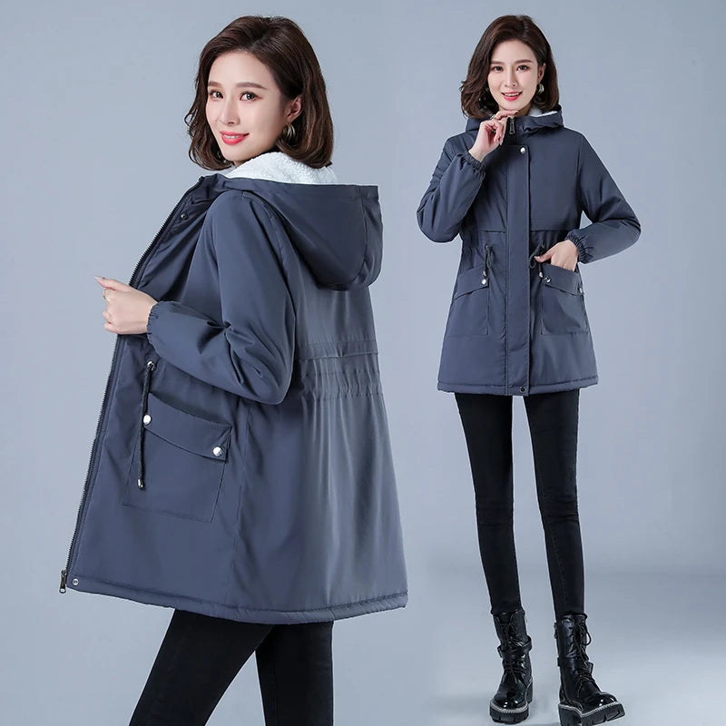 Women Casual Parkas Winter Jacket