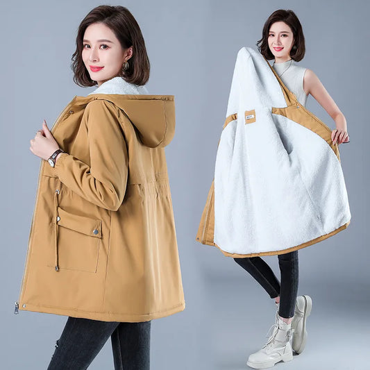 Women Casual Parkas Winter Jacket